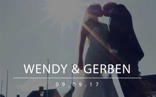 Bruiloft Wendy & Gerben